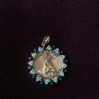 Faith Diamond and Gemstones Pendant