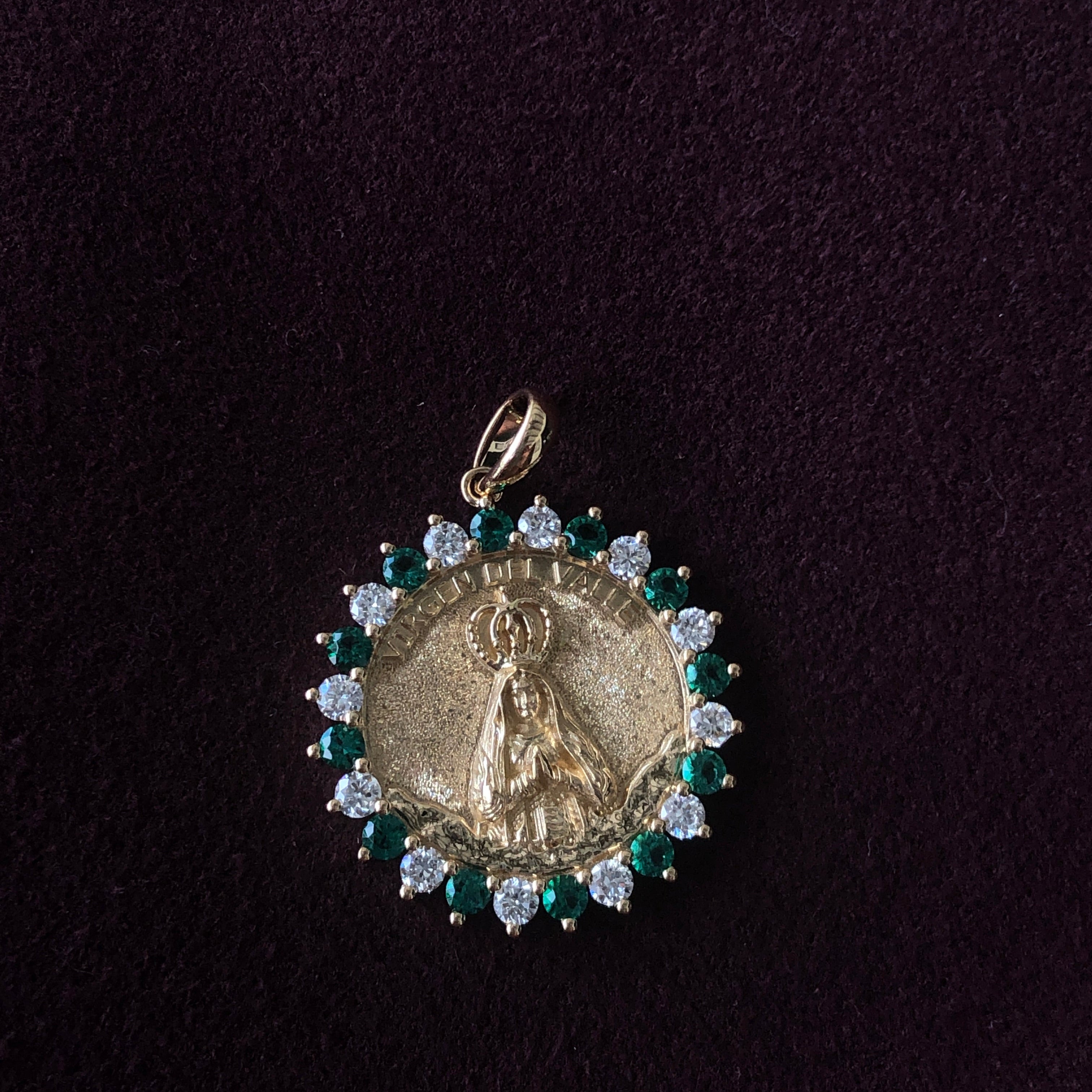 Faith Diamond and Gemstones Pendant