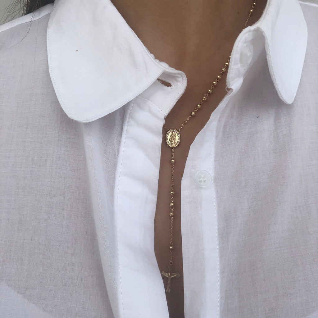 Grace Gold and Diamonds Rosary