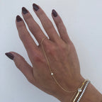 Solo Birthstone Hand Chain