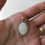 Our Lady Pearl Medallion