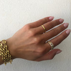Sour Diamond Textured Ring