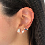 Izabel Double Pear Diamond Studs