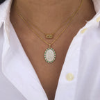Our Lady Pearl Medallion