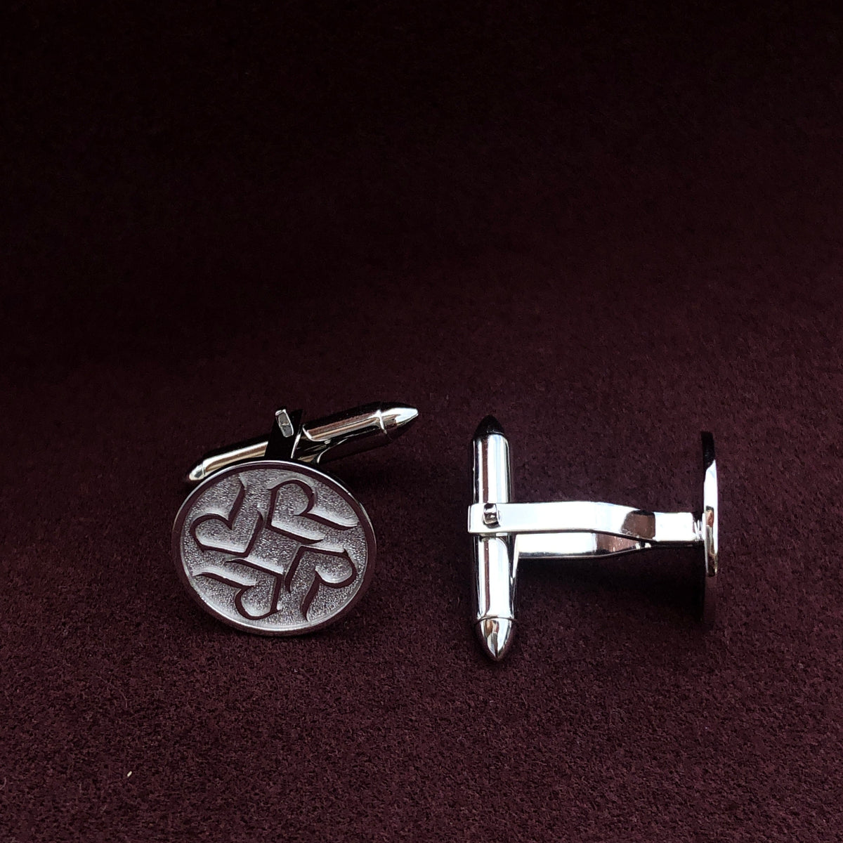 Flat Signature Cufflinks
