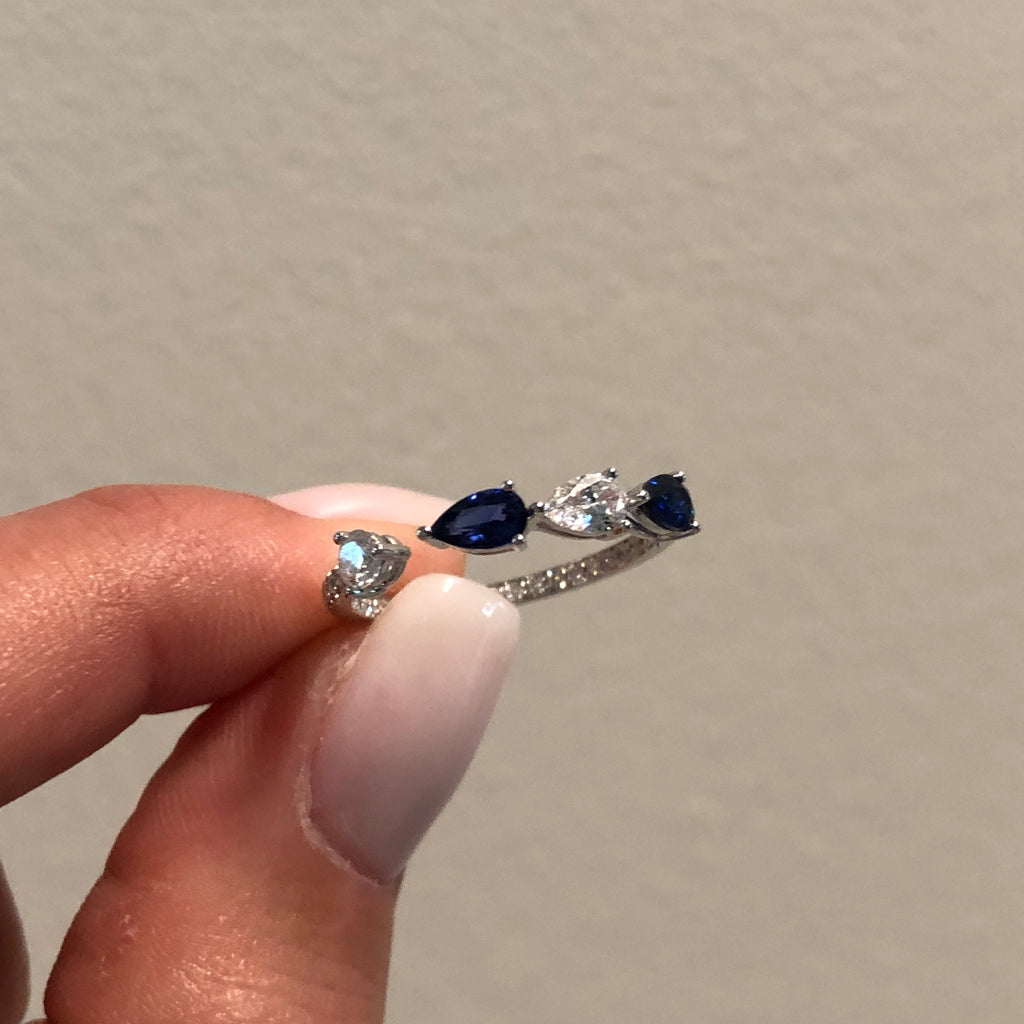 Elicia Gemstone and Diamond Ring