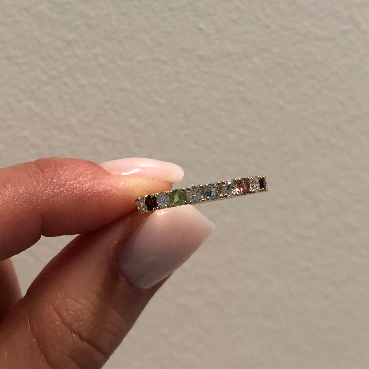 Amici Gemstone and Diamond Ring