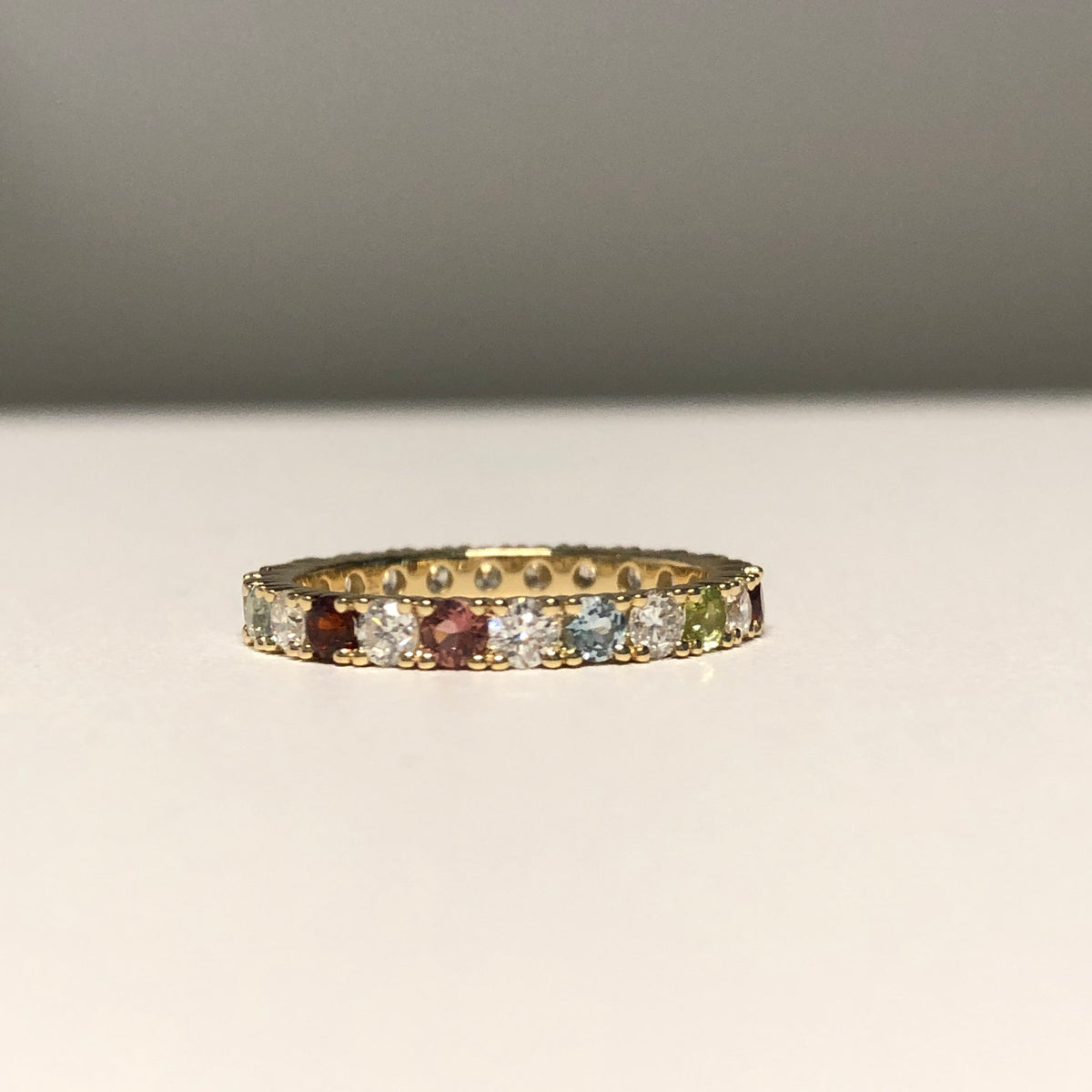 Amici Gemstone and Diamond Ring