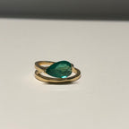 Maine Pear Gemstone Ring
