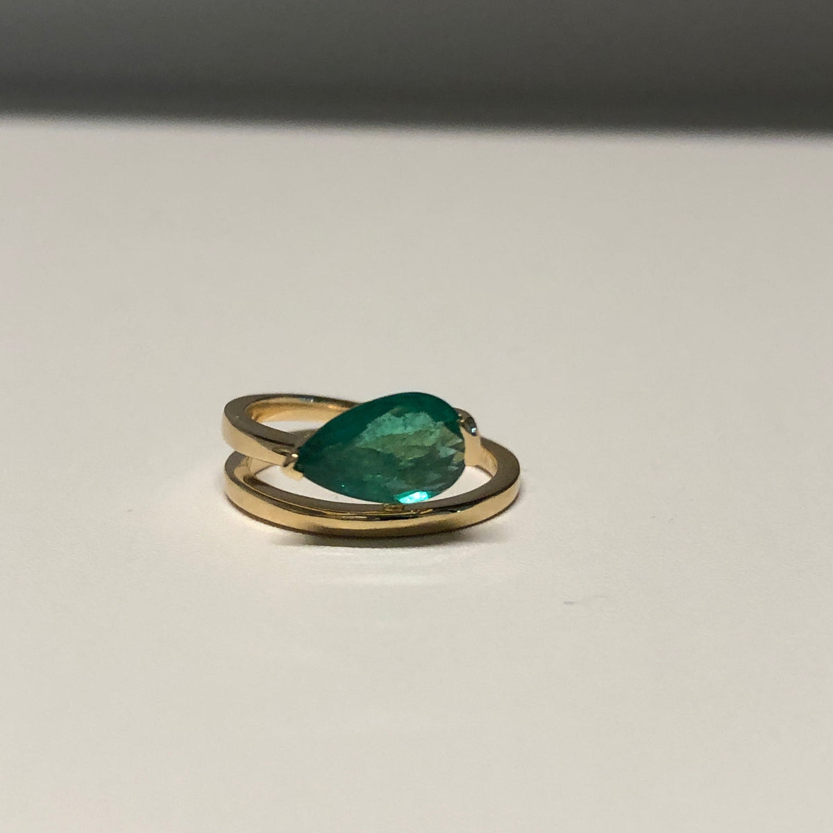 Maine Pear Gemstone Ring