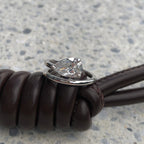 Maine Pear Diamond Ring