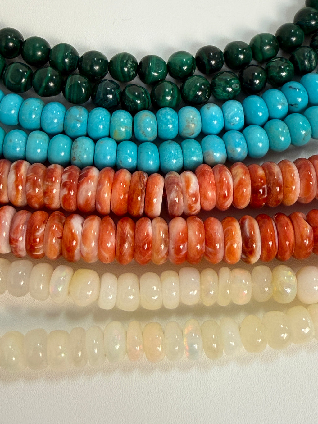 Gio Red Spiny Oyster Beaded Necklace