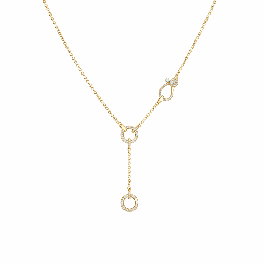 Trilogy Lariat Diamond Necklace
