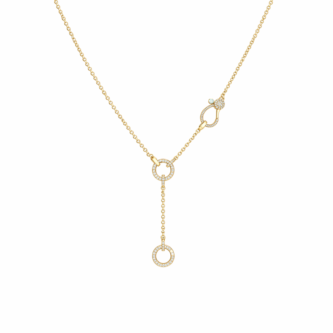 Trilogy Lariat Diamond Necklace