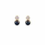 Lume Mini Gemstone and Diamond Earrings