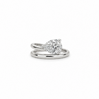 Maine Pear Diamond Ring