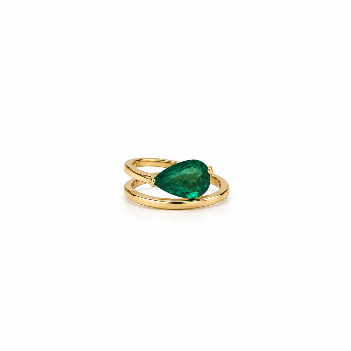 Maine Pear Gemstone Ring