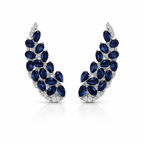 Marbella Sapphire Crawler Earrings
