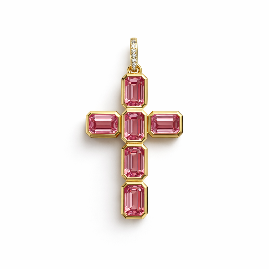 Medium Signature Basilica Cross Pendant