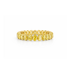 Moon Yellow Diamonds Eternity Ring