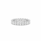 Oval Diamonds Eternity Band