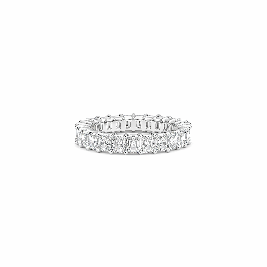 Radiant Diamonds Eternity Band