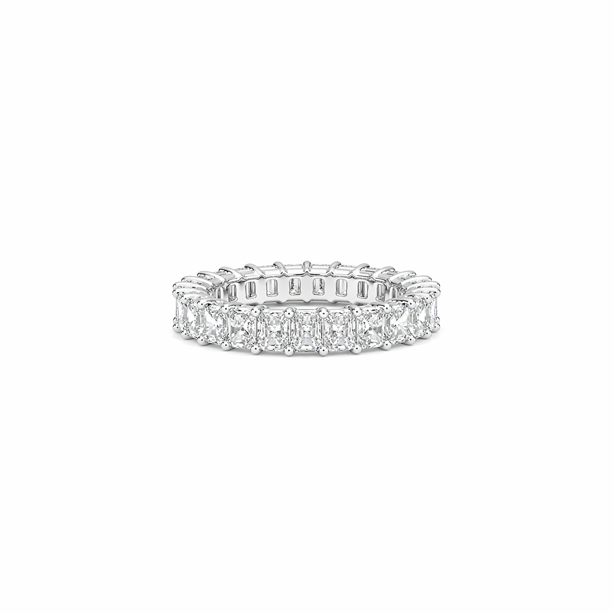Radiant Diamonds Eternity Band