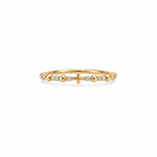 Rosary Gold and Diamonds Ring