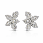 Rosetta Baguette Pear Earrings