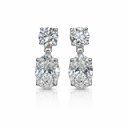Serafina Oval Diamond Earrings