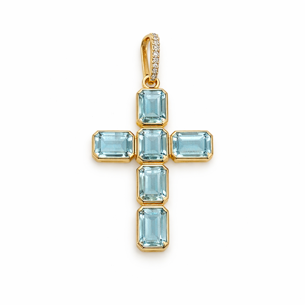 Jumbo Signature Basilica Cross Pendant