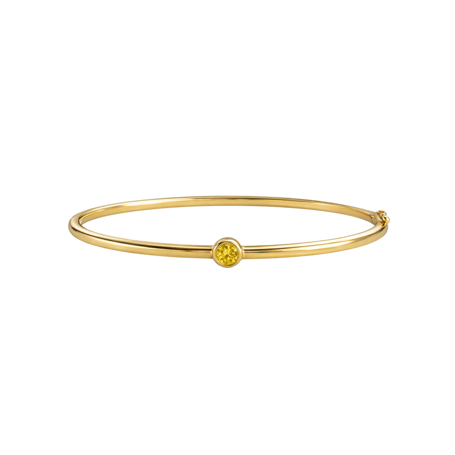 Solo Yellow Diamond Bangle