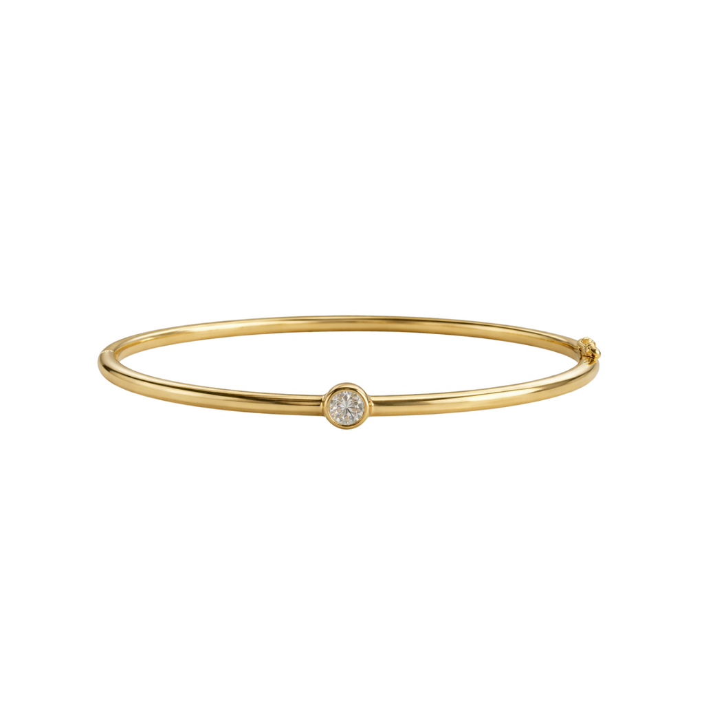 Solo Diamond Bangle