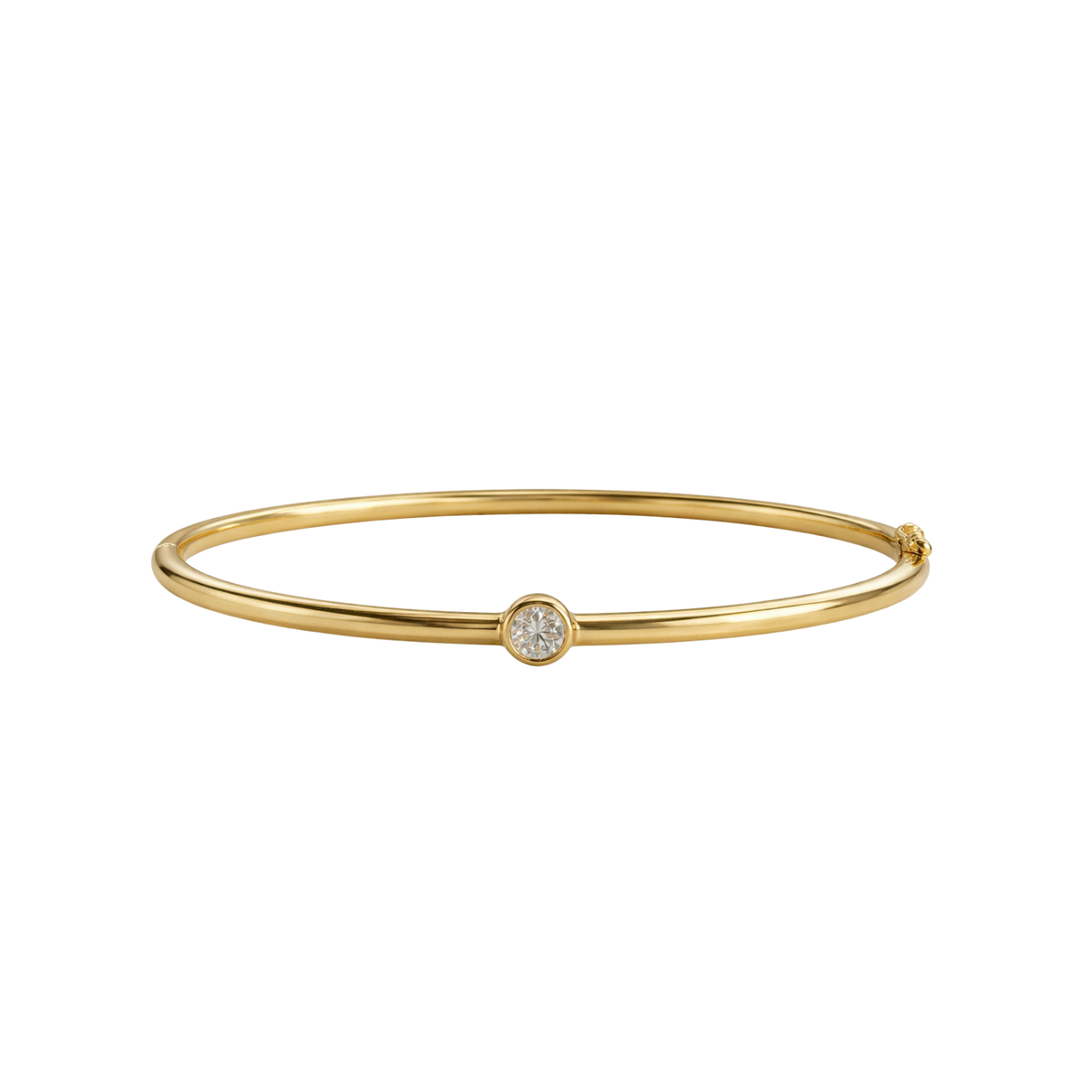 Solo Diamond Bangle
