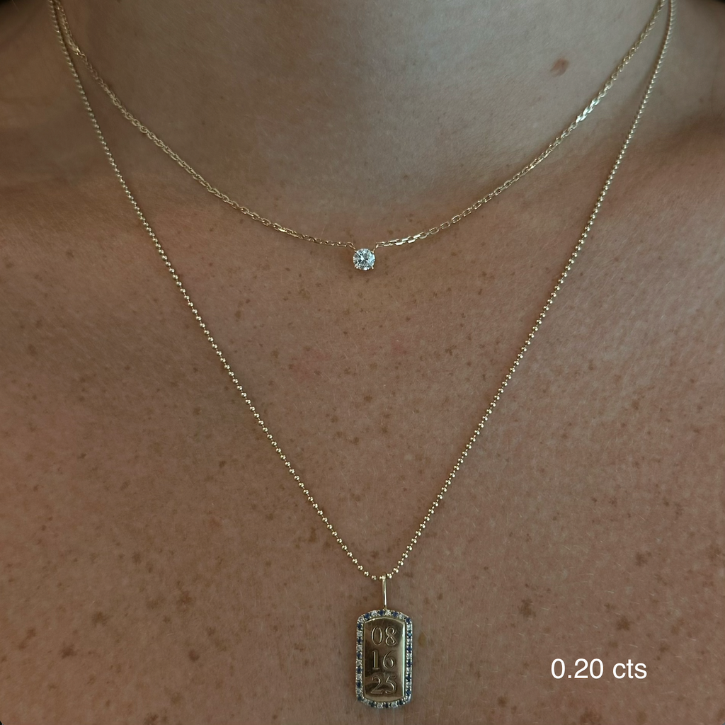 Solo Diamond Necklace