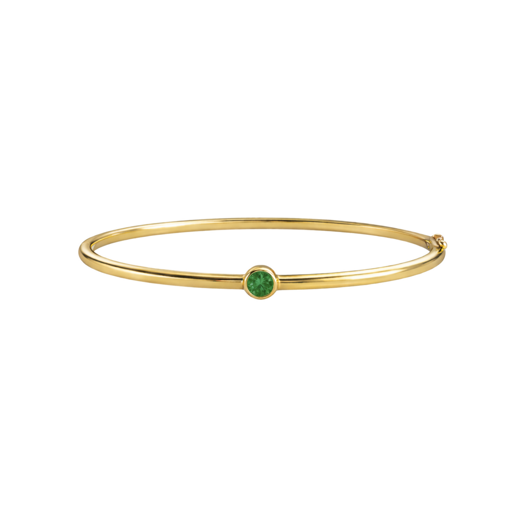 Solo Gemstone Bangle