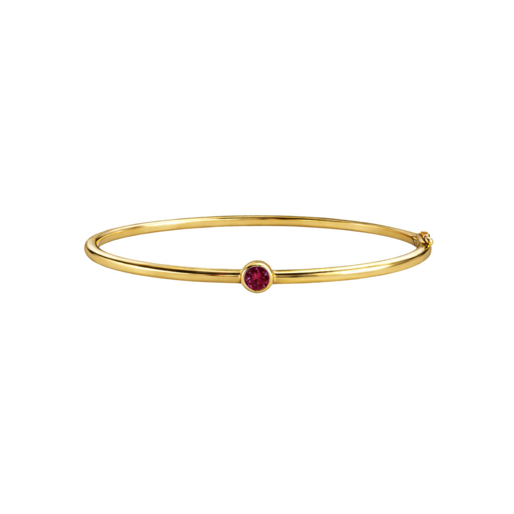 Solo Gemstone Bangle