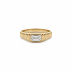 Sour Diamond Textured Ring