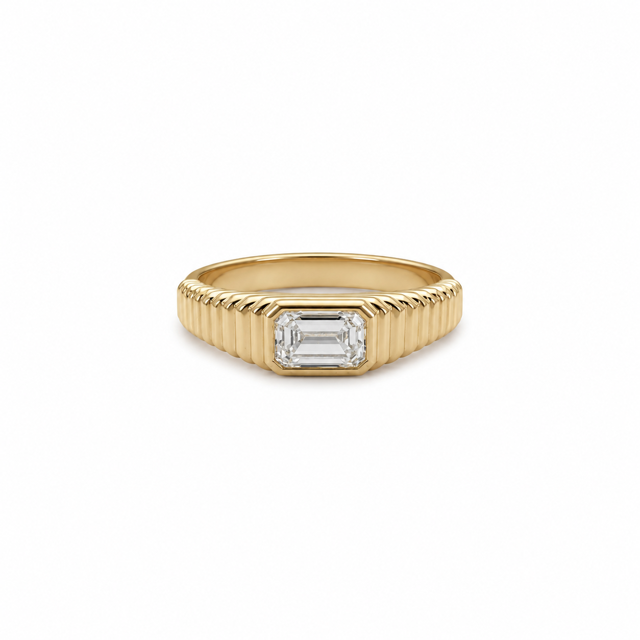 Sour Diamond Textured Ring