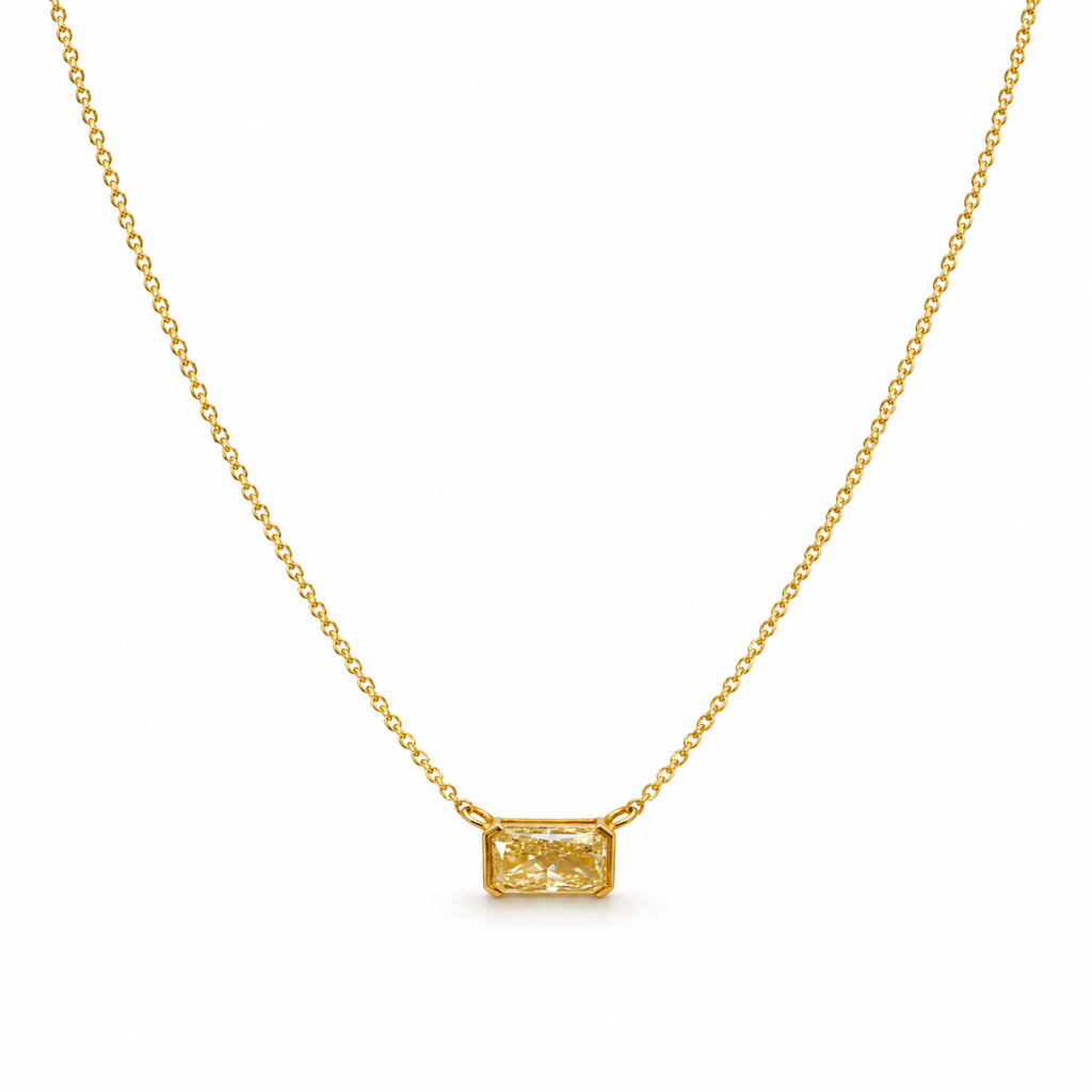 Stella Yellow Diamond Necklace