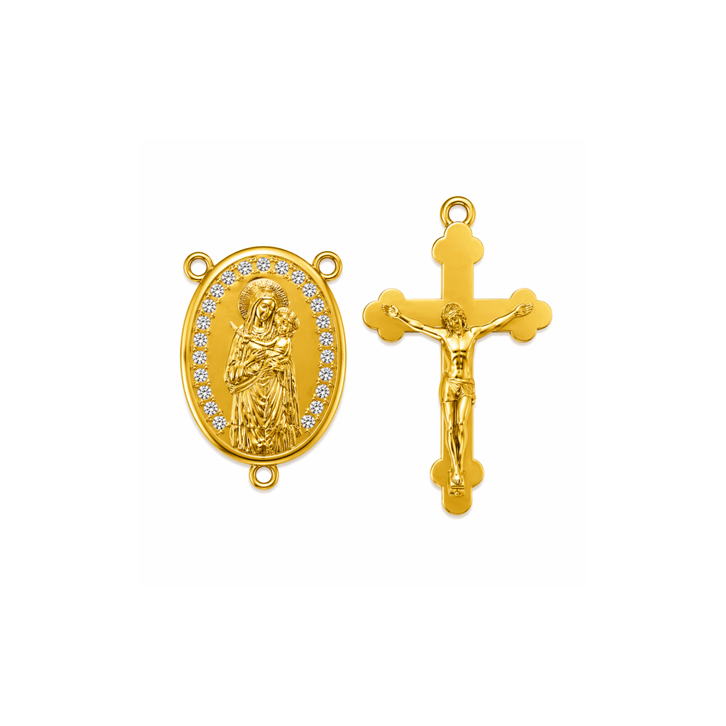 Grace Gold and Diamonds Rosary